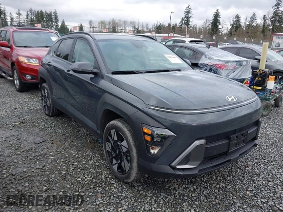 2024 Hyundai Kona SEL with VIN KM8HBCAB4RU047208, listed as a IAAI auction lot 41916881 with 32,672 mi miles. Bid and sale history available at carsss.com. Image 1.
