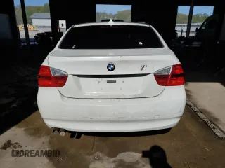 2007 BMW 3 Series 328xi with VIN WBAVC73577KP33915, listed as a Copart auction lot 53818485 with Not provided miles and Salvage title. Bid and sale history available at DreamBid. Image 6.