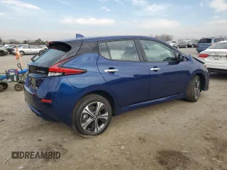 2022 Nissan LEAF SV Plus with VIN 1N4BZ1CV8NC564082, listed as a Copart auction lot 49554945 with 15,394 mi miles and Salvage title. Bid and sale history available at DreamBid. Image 3.