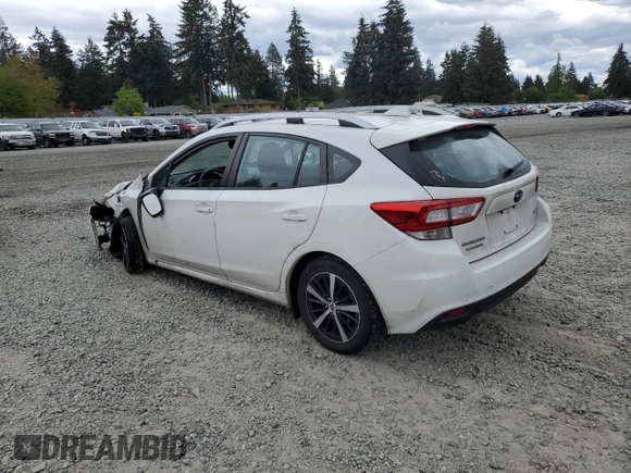 2019 Subaru Impreza Premium с VIN 4S3GTAD65K3739943, выставлен на аукционе Copart как лот 55350835 с пробегом 80 907 миль миль и Списание • Salvage title. История ставок и продаж доступна на DreamBid. Изображение 2.