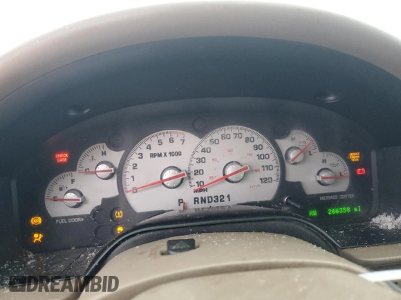 2005 Mercury Mountaineer with VIN 4M2ZU86E95ZJ31597, listed as a Copart auction lot 41633035 with 266,358 mi miles and Clean title. Bid and sale history available at DreamBid. Image 9.