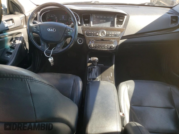 2014 Kia Cadenza Premium with VIN KNALN4D76E5131941, listed as a Copart auction lot 77544574 with 128,514 mi miles and Salvage Title. Bid and sale history available at carsss.com. Image 8.