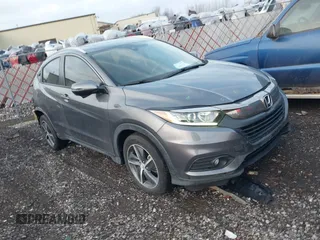 2021 Honda HR-V EX with VIN 3CZRU6H54MM713995, listed as a IAAI auction lot 41053747 with 61,488 mi miles. Bid and sale history available at carsss.com. Image 1.
