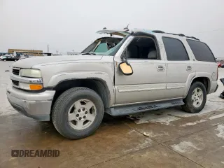 2004 Chevrolet Tahoe LS z VIN 1GNEC13Z14R249851, wystawiony jako Copart lot #48236485 z przebiegiem 185 088 mil mil oraz Szkoda całkowita • Salvage title. Historia ofert i sprzedaży dostępna na DreamBid. Obrazek 1.