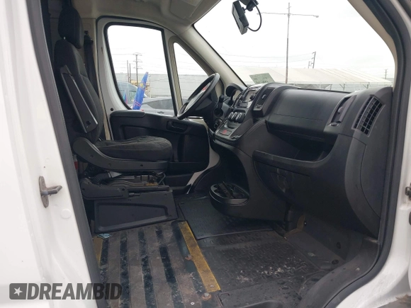 2015 Ram ProMaster Cargo with VIN 3C6TRVCG2FE503156, listed as a IAAI auction lot 42081368 with 19,334 mi miles and . Bid and sale history available at DreamBid. Image 5.