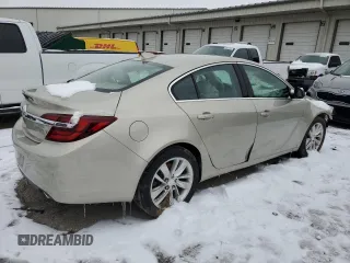 2016 Buick Regal Premium II with VIN 2G4GS5GX0G9105187, listed as a Copart auction lot 45717865 with 95,626 mi miles and Salvage Title. Bid and sale history available at carsss.com. Image 3.