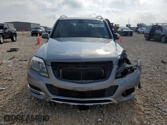 2014 Mercedes-Benz GLK 350 with VIN WDCGG5HB2EG257117, listed as a Copart auction lot 55106805 with 116,215 mi miles and Salvage Title. Bid and sale history available at DreamBid. Image 5.