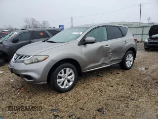 2011 Nissan Murano SV with VIN JN8AZ1MW8BW188561, listed as a Copart auction lot 47834335 with 103,266 mi miles and Salvage Title. Bid and sale history available at carsss.com. Image 1.