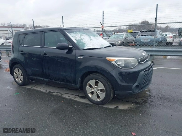 2014 Kia Soul with VIN KNDJN2A27E7057893, listed as a IAAI auction lot 41620012 with 154,623 mi miles. Bid and sale history available at carsss.com. Image 1.