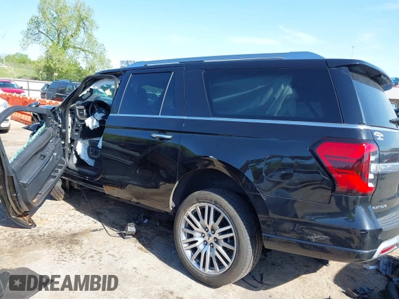 2023 Ford Expedition Max Platinum with VIN 1FMJK1M89PEA39845, listed as a IAAI auction lot 42071231 with Not provided miles and . Bid and sale history available at DreamBid. Image 3.