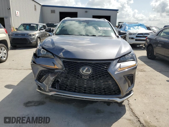 2019 Lexus NX 300 with VIN JTJBARBZ4K2203564, listed as a Copart auction lot 61621605 with 117,065 mi miles and Salvage title. Bid and sale history available at DreamBid. Image 5.