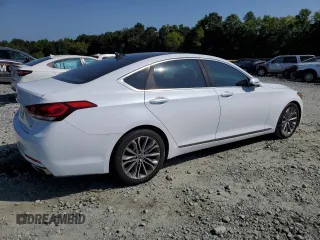 2016 Hyundai Genesis 3.8L with VIN KMHGN4JE4GU107200, listed as a Copart auction lot 64961584 with 100,277 mi miles and Salvage Title. Bid and sale history available at carsss.com. Image 3.