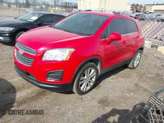 2015 Chevrolet Trax LT with VIN KL7CJLSB2FB253941, listed as a IAAI auction lot 41836407 with 46,453 mi miles. Bid and sale history available at carsss.com. Image 2.