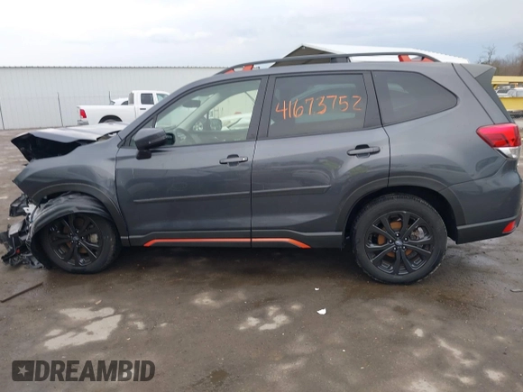 2023 Subaru Forester Sport with VIN JF2SKAJC2PH452062, listed as a IAAI auction lot 41673752 with 8,998 mi miles. Bid and sale history available at carsss.com. Image 14.