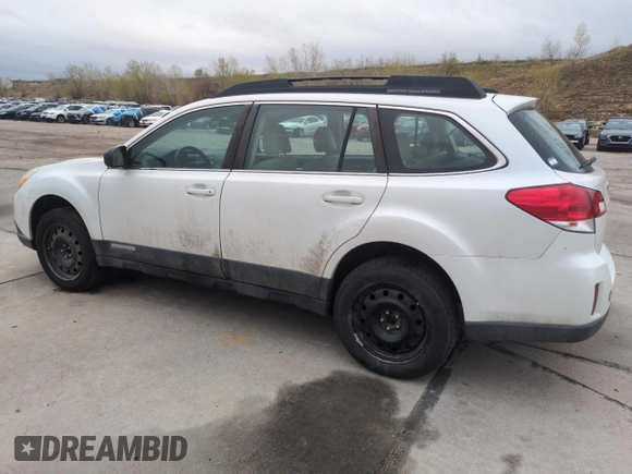 2011 Subaru Outback 2.5i z VIN 4S4BRCAC8B3443180, wystawiony jako Copart lot #54712355 z przebiegiem 160 567 mil mil oraz Tytuł czysty. Historia ofert i sprzedaży dostępna na DreamBid. Obrazek 2.