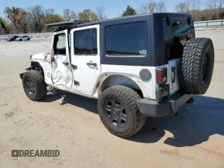 2015 Jeep Wrangler Unlimited Sport RHD with VIN 1C4BJWKG0FL690763, listed as a Copart auction lot 48823714 with 156,714 mi miles and Salvage title. Bid and sale history available at DreamBid. Image 2.