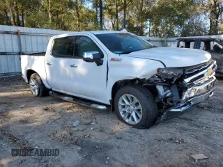2020 Chevrolet Silverado 1500 LTZ with VIN 3GCUYGED1LG366550, listed as a Copart auction lot 47831655 with 51,271 mi miles and Salvage Title. Bid and sale history available at DreamBid. Image 4.