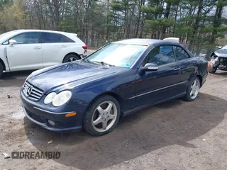 2004 Mercedes-Benz CLK Cabriolet 5.0L with VIN WDBTK75G94T023222, listed as a IAAI auction lot 42005920 with 203,524 mi miles. Bid and sale history available at carsss.com. Image 2.