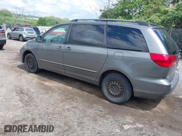 2004 Toyota Sienna CE with VIN 5TDZA23C34S129567, listed as a IAAI auction lot 42186295 with 184,220 mi miles and . Bid and sale history available at DreamBid. Image 3.