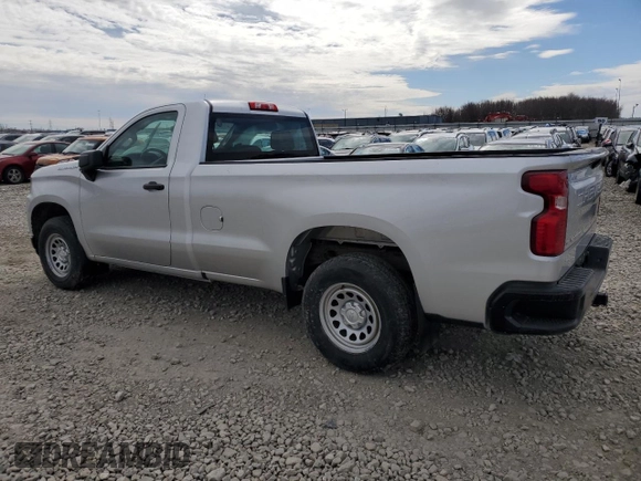 2021 Chevrolet Silverado 1500 Work Truck with VIN 3GCNWAEF1MG168996, listed as a Copart auction lot 47639315 with 62,564 mi miles and Salvage Title. Bid and sale history available at carsss.com. Image 2.