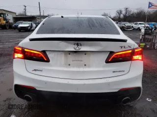 2020 Acura TLX w/A-Spec Pkg with VIN 19UUB3F62LA002681, listed as a Copart auction lot 83620234 with 93,305 mi miles and Salvage Title. Bid and sale history available at carsss.com. Image 6.