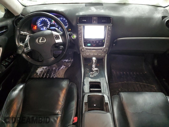 2011 Lexus IS 350 with VIN JTHCE5C22B5000532, listed as a Copart auction lot 46099055 with 201,651 mi miles and Salvage title. Bid and sale history available at DreamBid. Image 8.