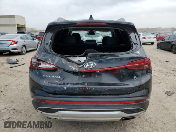 2022 Hyundai Santa Fe SEL with VIN 5NMS24AJ1NH429706, listed as a Copart auction lot 49584485 with 83,535 mi miles and Salvage Title. Bid and sale history available at DreamBid. Image 6.