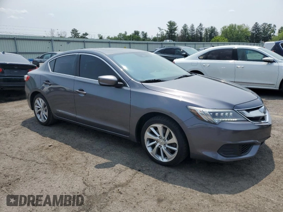 2017 Acura ILX Premium with VIN 19UDE2F71HA001555, listed as a Copart auction lot 60661555 with 109,866 mi miles and Salvage title. Bid and sale history available at DreamBid. Image 4.