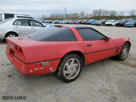 1989 Chevrolet Corvette with VIN 1G1YY2181K5117046, listed as a Copart auction lot 52690925 with 645,648 mi miles and Clean Title. Bid and sale history available at carsss.com. Image 3.