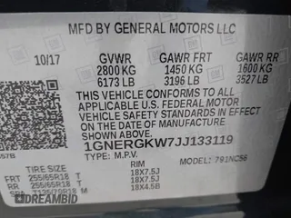 2018 Chevrolet Traverse LT Cloth with VIN 1GNERGKW7JJ133119, listed as a IAAI auction lot 42467939 with 103,873 mi miles and . Bid and sale history available at DreamBid. Image 9.