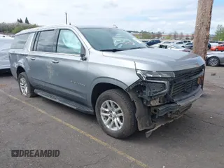 2023 Chevrolet Suburban LT with VIN 1GNSKCKD6PR410867, listed as a IAAI auction lot 42020948 with 63,621 mi miles and . Bid and sale history available at DreamBid. Image 1.