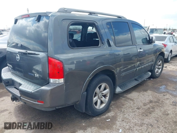 2010 Nissan Armada Titanium z VIN 5N1BA0ND5AN618321, wystawiony jako IAAI lot #41481033 z przebiegiem 221 496 mil mil oraz . Historia ofert i sprzedaży dostępna na DreamBid. Obrazek 4.