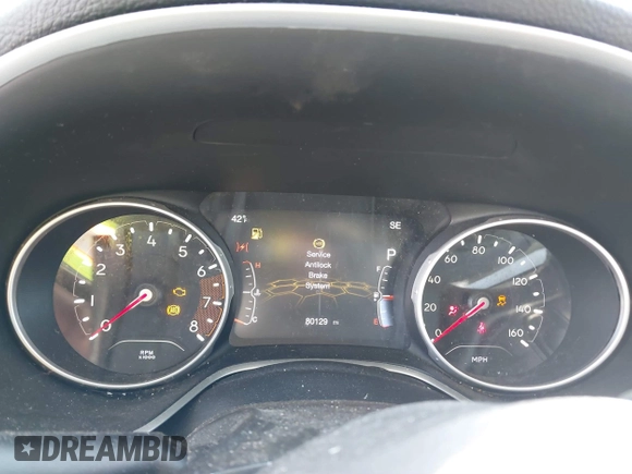 2020 Jeep Compass Limited with VIN 3C4NJCCB9LT187666, listed as a IAAI auction lot 41777761 with 80,129 mi miles and . Bid and sale history available at DreamBid. Image 7.