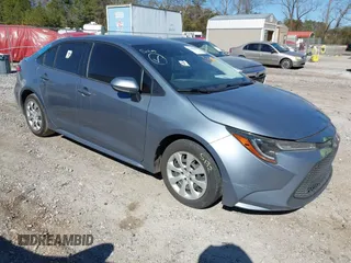 2020 Toyota Corolla LE with VIN JTDEPRAE9LJ092837, listed as a IAAI auction lot 41684690 with 97,113 mi miles. Bid and sale history available at carsss.com. Image 1.