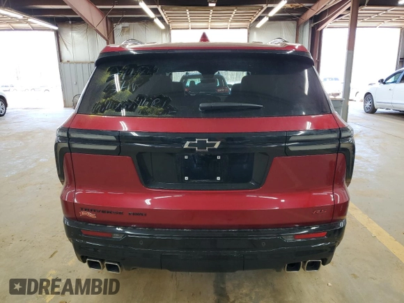 2024 Chevrolet Traverse AWD RS with VIN 1GNEVLKS7RJ193284, listed as a Copart auction lot 50638885 with 6,130 mi miles and Salvage Title. Bid and sale history available at carsss.com. Image 6.