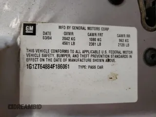 2004 Chevrolet Malibu Maxx LS with VIN 1G1ZT64884F186061, listed as a Copart auction lot 81334804 with 261,729 mi miles and Clean Title. Bid and sale history available at carsss.com. Image 12.