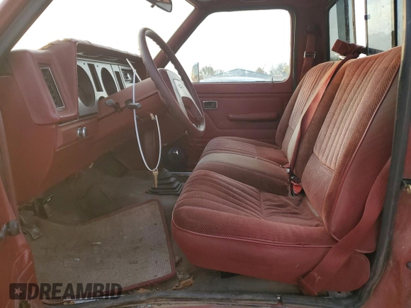 1986 Ford Ranger with VIN 1FTCR10T8GUC40869, listed as a Copart auction lot 77768834 with 53,848 mi miles and Salvage Title. Bid and sale history available at DreamBid. Image 7.