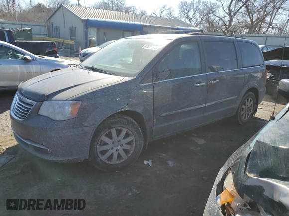 2015 Chrysler Town & Country Touring with VIN 2C4RC1BG6FR596454, listed as a Copart auction lot 45336685 with 114,070 mi miles and Salvage Title. Bid and sale history available at DreamBid. Image 1.