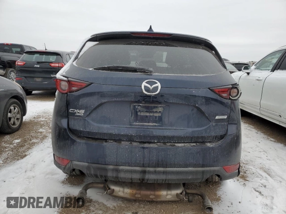 2018 Mazda CX-5 S Premium with VIN JM3KFBDM5J1378978, listed as a Copart auction lot 41803245 with 76,758 mi miles and Salvage Title. Bid and sale history available at DreamBid. Image 6.