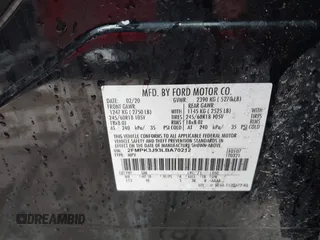 2020 Ford Edge SEL с VIN 2FMPK3J93LBA70212, выставлен на аукционе IAAI как лот 41560231 с пробегом 81 255 миль миль и . История ставок и продаж доступна на DreamBid. Изображение 9.