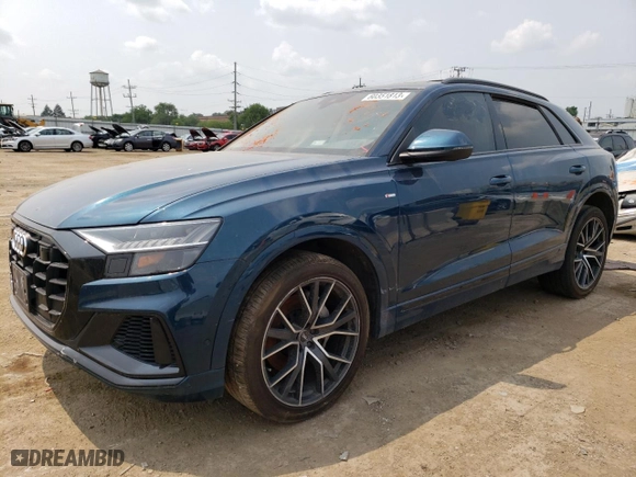 2019 Audi Q8 Premium Plus with VIN WA1EVAF12KD014632, listed as a Copart auction lot 60351813 with 30,264 mi miles. Bid and sale history available at carsss.com. Image 1.