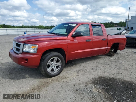 2008 Dodge Dakota Bighorn/Lonestar z VIN 1D7HE38K98S599465, wystawiony jako Copart lot #57168725 z przebiegiem 190 913 mil mil oraz Szkoda całkowita • Salvage title. Historia ofert i sprzedaży dostępna na DreamBid. Obrazek 1.