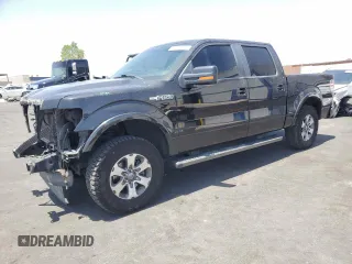 2014 Ford F-150 XL with VIN 1FTFW1CF1EKG32922, listed as a Copart auction lot 61793425 with 142,303 mi miles and Salvage title. Bid and sale history available at DreamBid. Image 1.