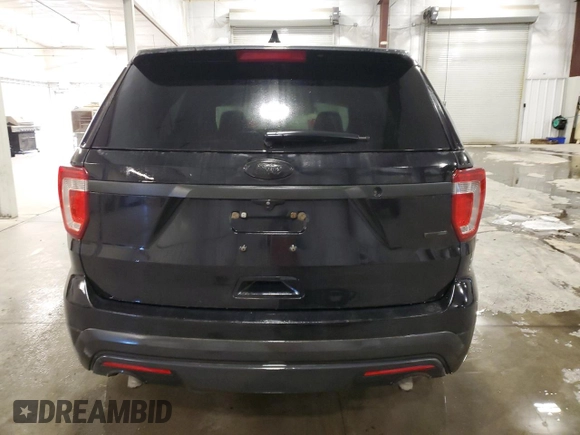 2016 Ford Utility Police Interceptor with VIN 1FM5K8AR1GGD05998, listed as a Copart auction lot 41393885 with 140,060 mi miles and Salvage Title. Bid and sale history available at carsss.com. Image 6.