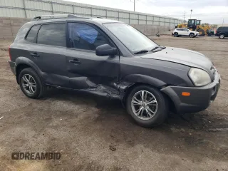 2007 Hyundai Tucson GLS with VIN KM8JM12B27U614351, listed as a Copart auction lot 69491404 with 127,278 mi miles and Salvage Title. Bid and sale history available at carsss.com. Image 4.