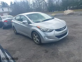 2013 Hyundai Elantra Limited with VIN KMHDH4AE6DU660372, listed as a IAAI auction lot 41884275 with 160,310 mi miles. Bid and sale history available at carsss.com. Image 1.