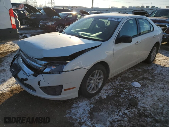 2012 Ford Fusion S with VIN 3FAHP0GA8CR327611, listed as a Copart auction lot 46073685 with 75,701 mi miles and Salvage Title. Bid and sale history available at carsss.com. Image 1.