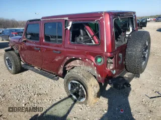 2021 Jeep Wrangler Unlimited Rubicon with VIN 1C4HJXFG8MW706357, listed as a Copart auction lot 82180714 with 48,074 mi miles and Salvage Title. Bid and sale history available at carsss.com. Image 2.