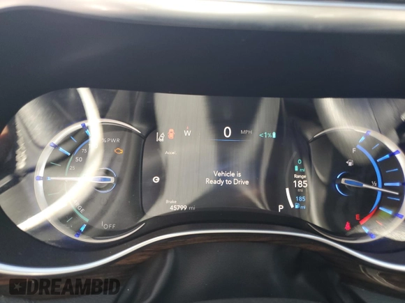 2023 Chrysler Pacifica Hybrid Limited with VIN 2C4RC1S7XPR595163, listed as a Copart auction lot 58182295 with 45,799 mi miles and Clean title. Bid and sale history available at DreamBid. Image 9.