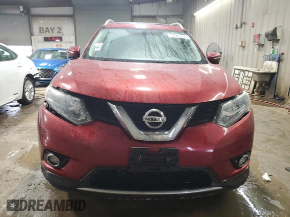 2015 Nissan Rogue SL with VIN 5N1AT2MV0FC762972, listed as a Copart auction lot 50247375 with 142,495 mi miles and Salvage Title. Bid and sale history available at DreamBid. Image 5.